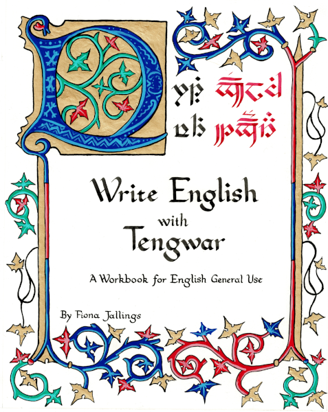 Cover Art for "Write English with Tengwar" by Edith Wietek